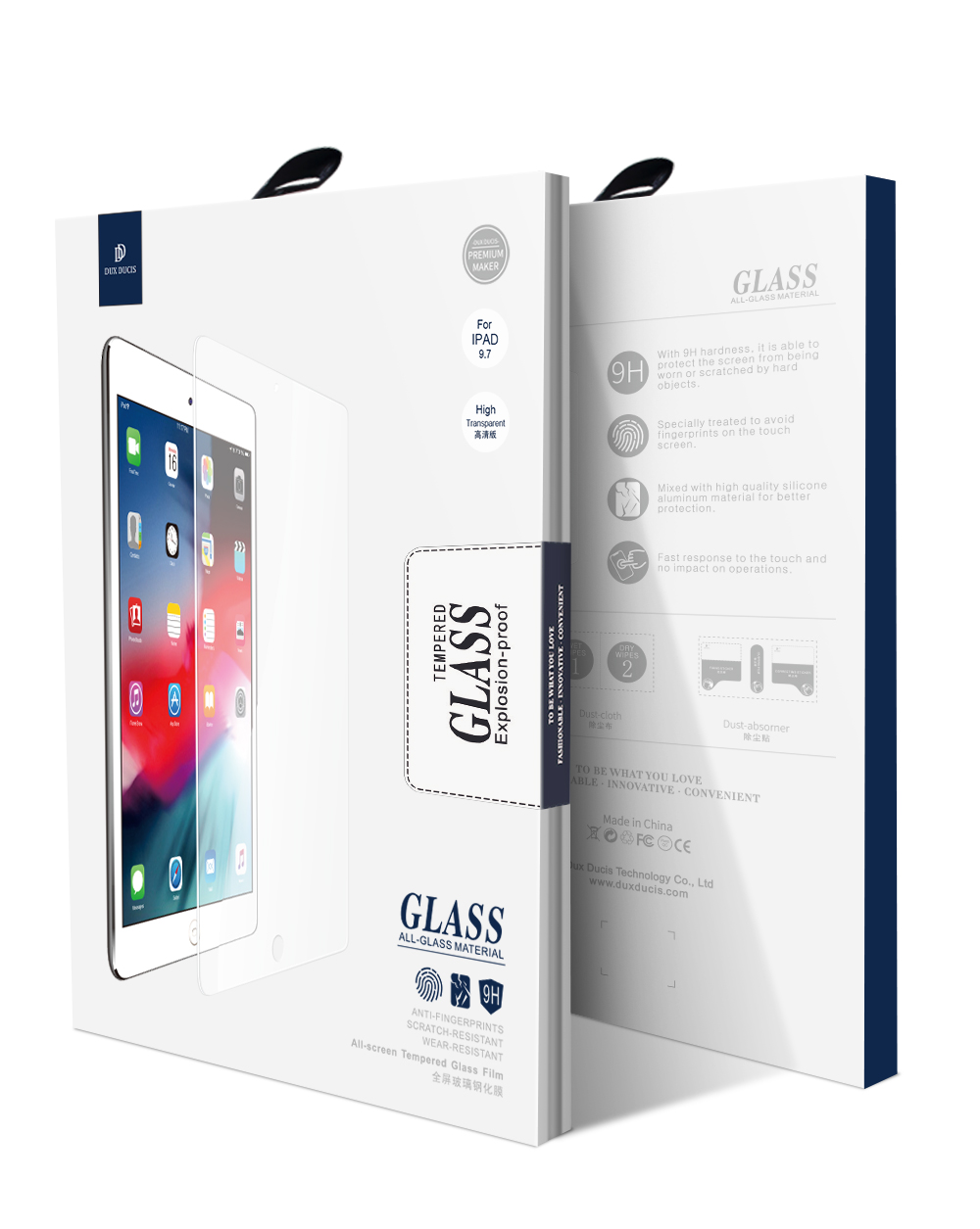 DUX-DUCIS-Tempered-Glass-Screen-Protector-For-iPad-2018iPad-2017iPad-Air-2iPad-AiriPad-Pro-97quotiPa-1376297-12